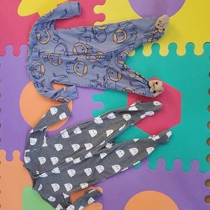 Baby pjs from Old Navy & Carter's  size 6M & 6-9M